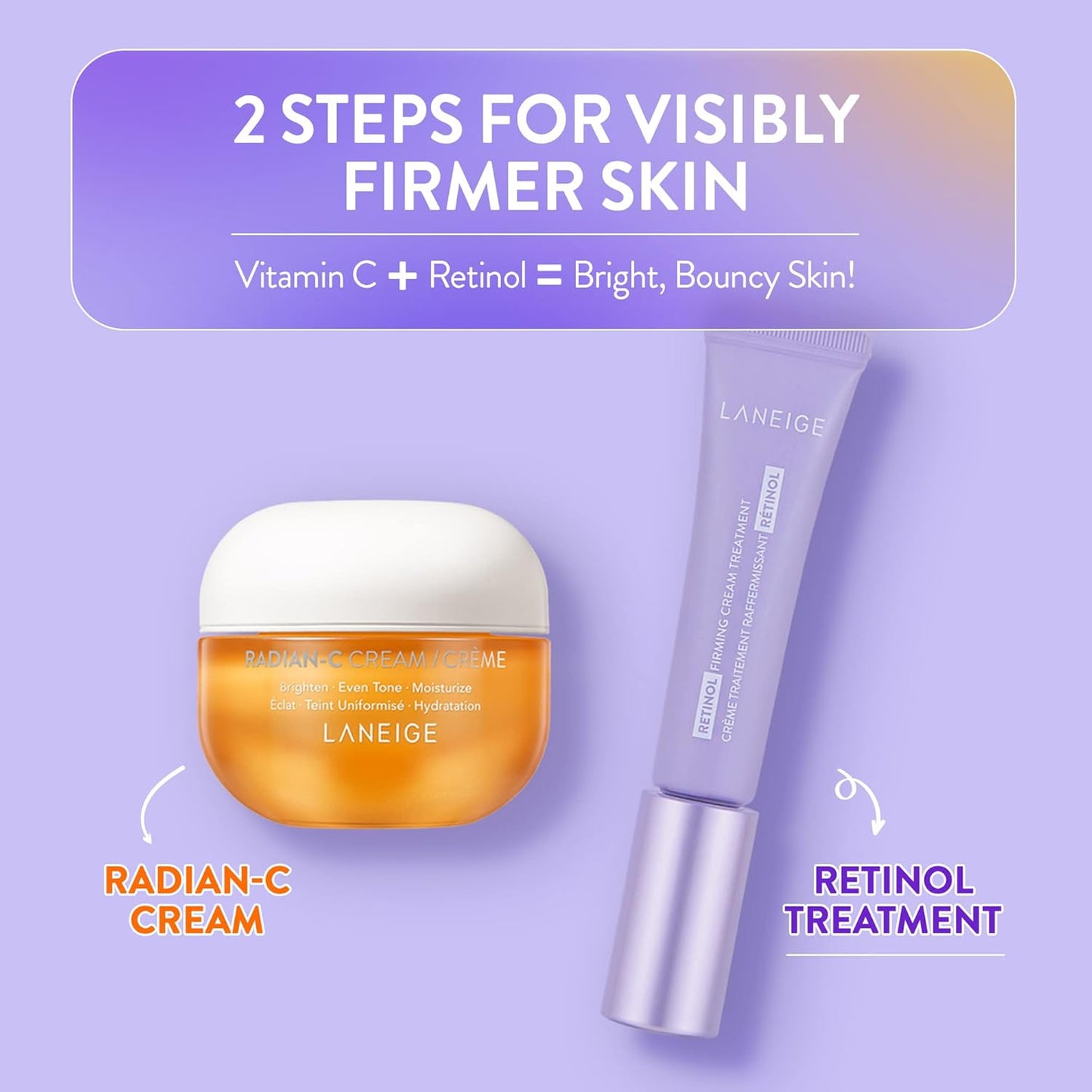 Retinol Firming Cream Treatment: Visibly Firm and Smooth the Look of Fine Lines and Wrinkles.