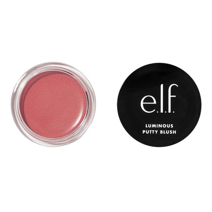 Luminous Putty Blush, Putty-To-Powder, Buildable Blush with a Subtle Shimmer Finish, Highly Pigmented & Creamy, Vegan & Cruelty-Free, Bermuda