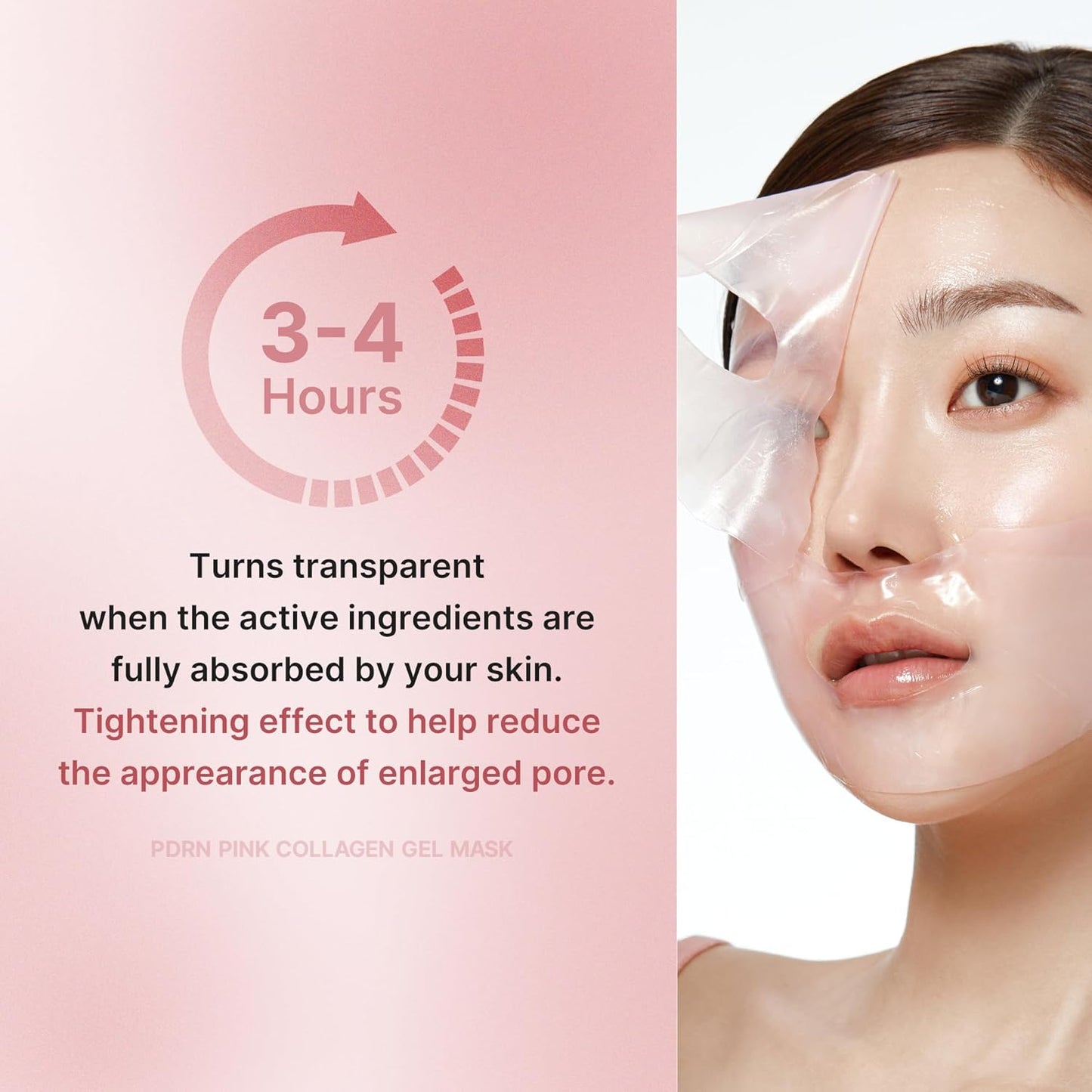 Salmon DNA PDRN Pink Collagen Jelly Gel Mask | Overnight Face Mask for Glass Glow Skin- Elasticity, Hydrating, Firming and Moisturizing | Korean Skincare, 28G, 1Ea