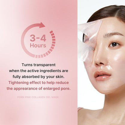 Salmon DNA PDRN Pink Collagen Jelly Gel Mask | Overnight Face Mask for Glass Glow Skin- Elasticity, Hydrating, Firming and Moisturizing | Korean Skincare, 28G, 1Ea