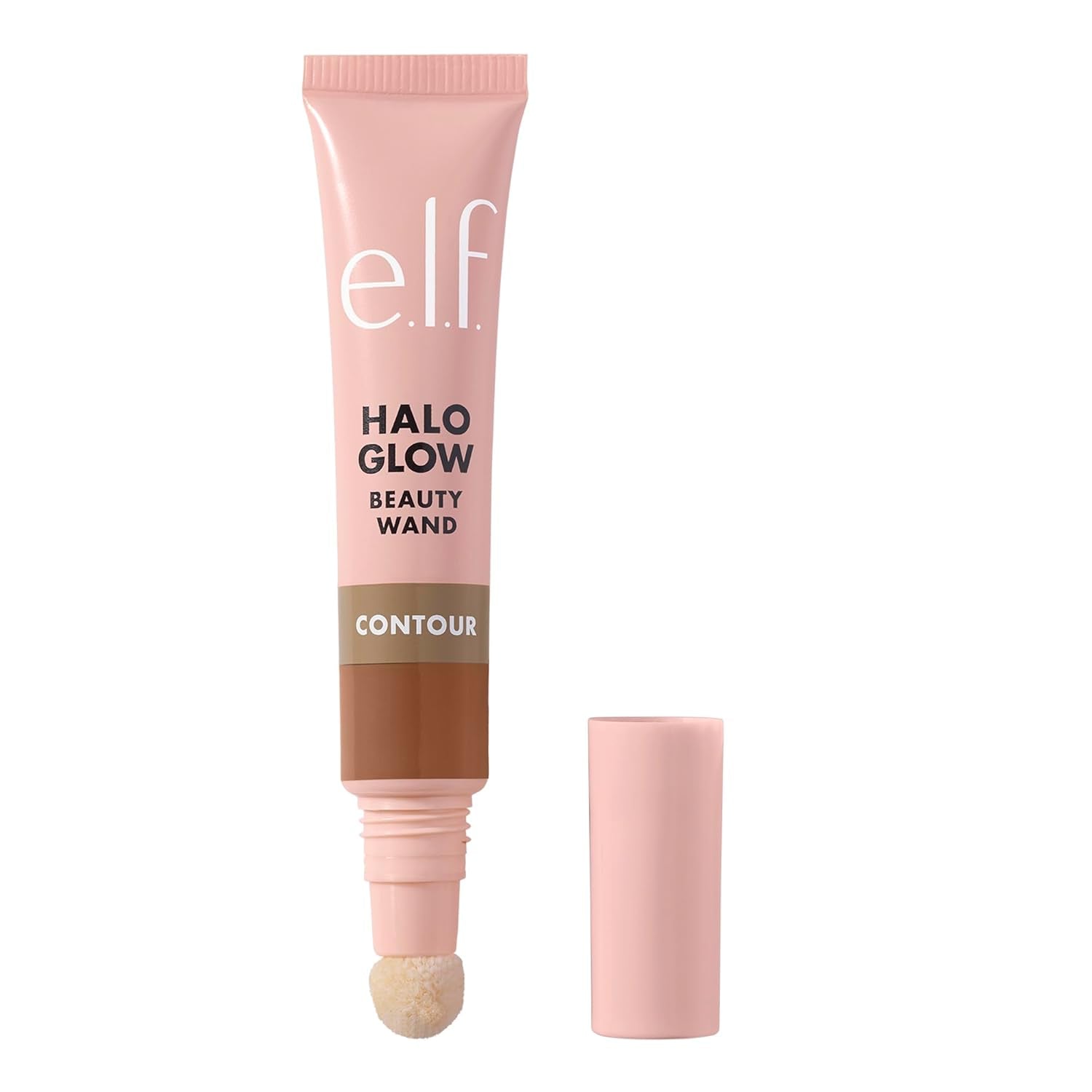 Halo Glow Contour Beauty Wand, Liquid Contour Wand for a Naturally Sculpted Look, Buildable Formula, Vegan & Cruelty-Free, Light/Medium