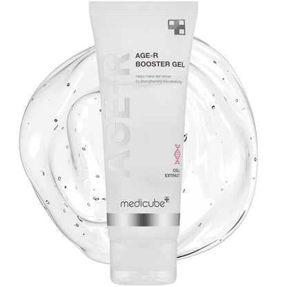 Age-R Booster Gel Serum for Skin Care Devices - Moisturizing and Nourishing Facial Serum with Plant Stem Cell Extract, Hyaluronic Acid, Collagen - Hypoallergenic Korean Skin Care