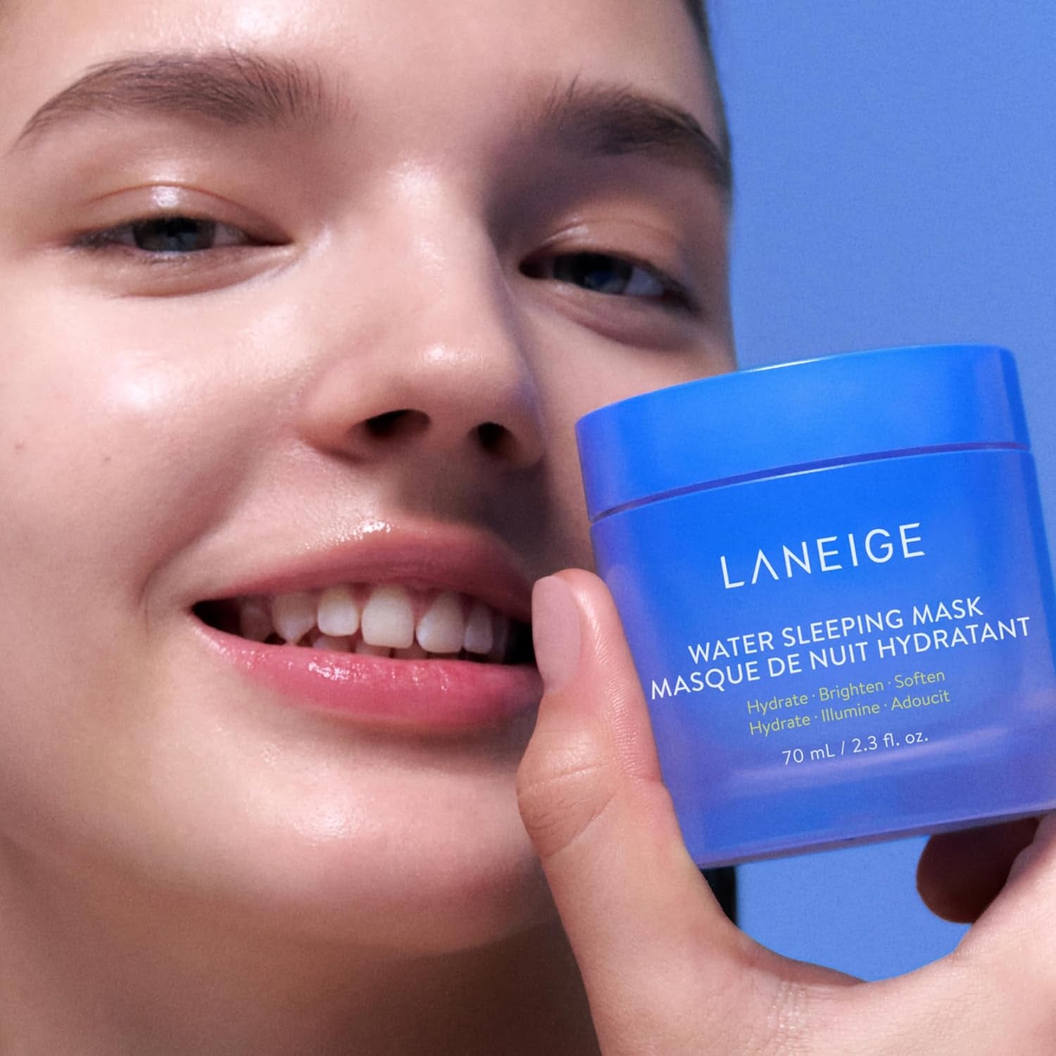 Water Sleeping Mask: Korean Overnight Mask, Squalane, Probiotic-Derived Complex, Hydrate, Barrier-Boosting, Visibly Smooth and Brighten