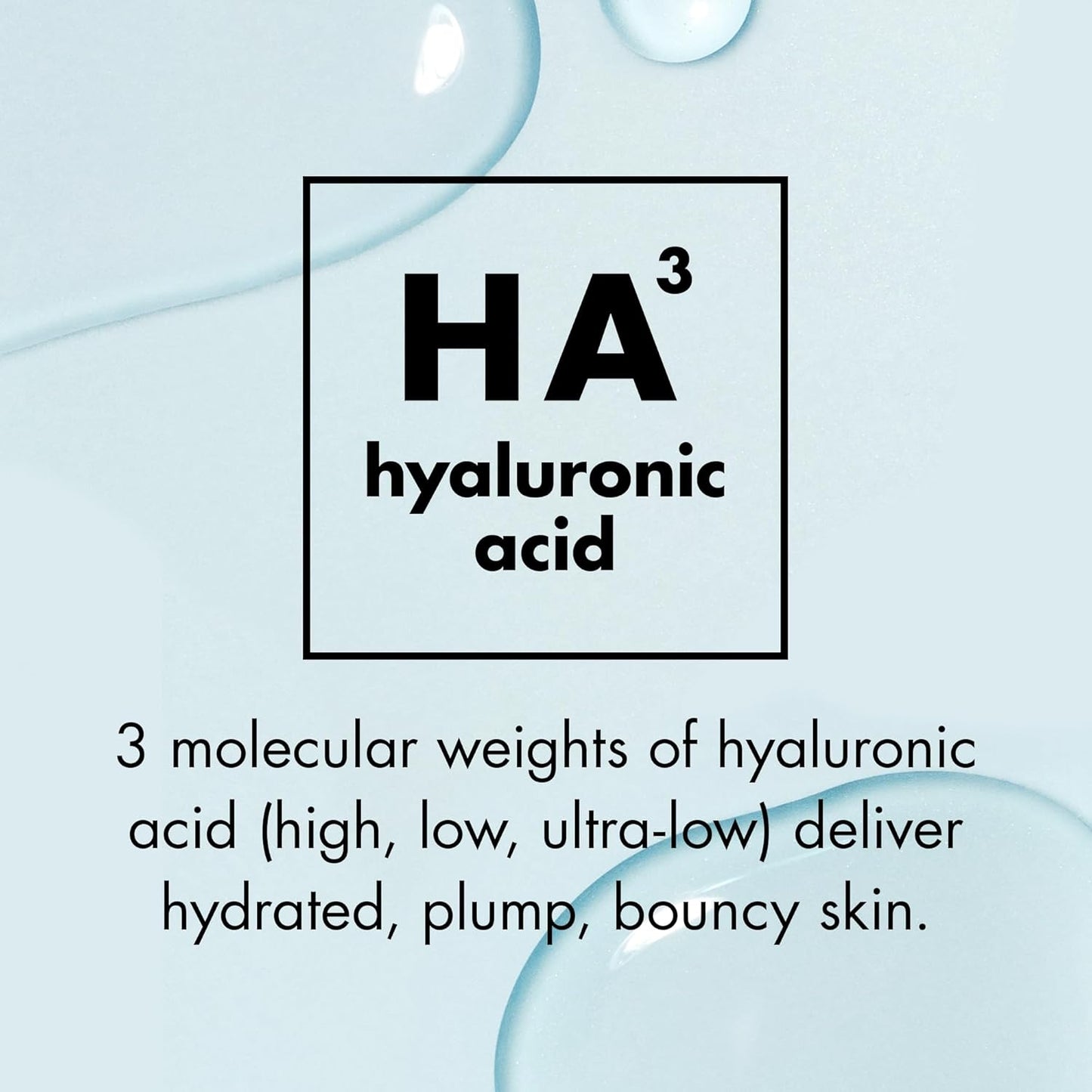 SKIN Holy Hydration! Triple Bounce Serum, 1.7% Hyaluronic Acid Serum for Plump, Bouncy Skin, Great for Hydrating Dry Skin