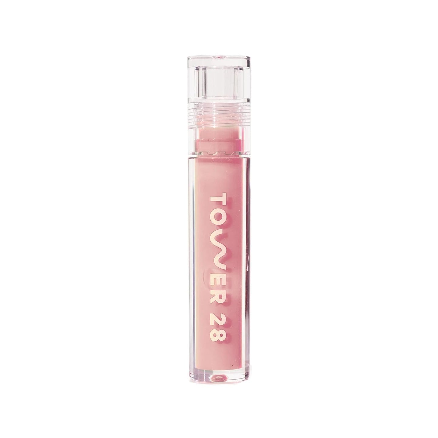 Shineon Milky Lip Jelly, PISTACHIO, Non-Sticky, Hydrating Vegan Lip Gloss in Milky Nude Pink, Moisturizing Apricot and Raspberry Seed Oil, Clean, Cruelty Free