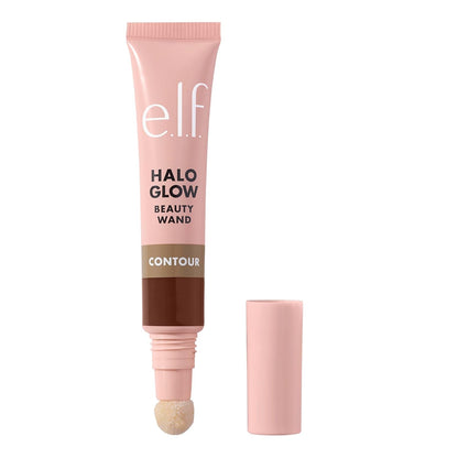 Halo Glow Contour Beauty Wand, Liquid Contour Wand for a Naturally Sculpted Look, Buildable Formula, Vegan & Cruelty-Free, Light/Medium