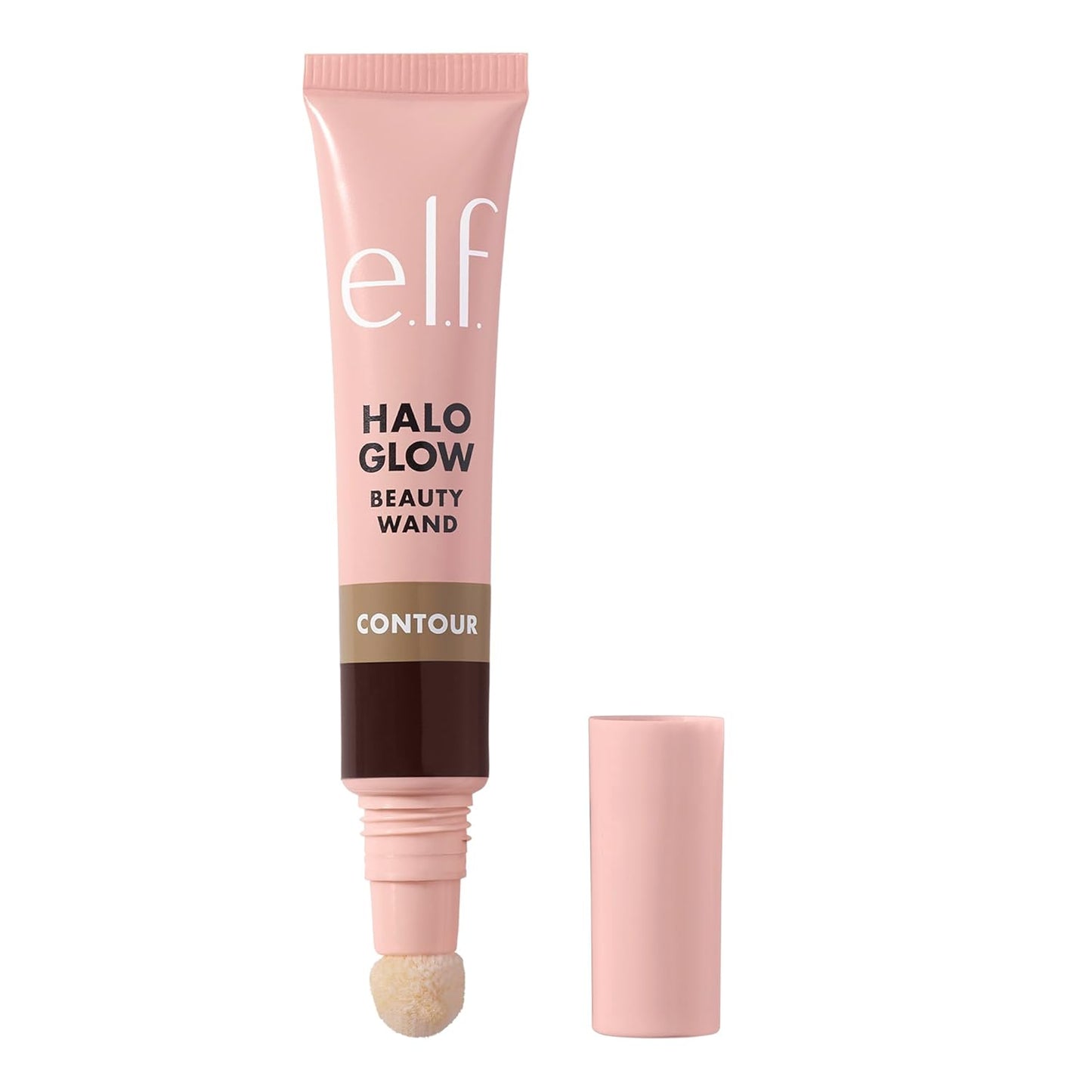 Halo Glow Contour Beauty Wand, Liquid Contour Wand for a Naturally Sculpted Look, Buildable Formula, Vegan & Cruelty-Free, Light/Medium