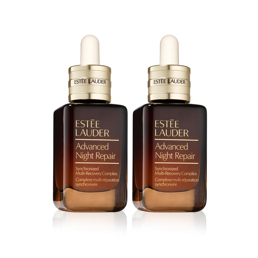 Advanced Night Repair Face Serum Synchronized Multi-Recovery Complex with Hyaluronic Acid & Peptides | anti Aging & Hydrating