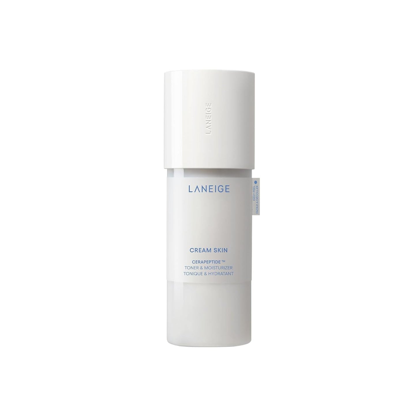 Cream Skin Refillable Toner & Moisturizer with Ceramides and Peptides: Korean Milky Toner, Amino Acid, Nourish, Hydrate, Barrier-Boosting, Visibly Firm