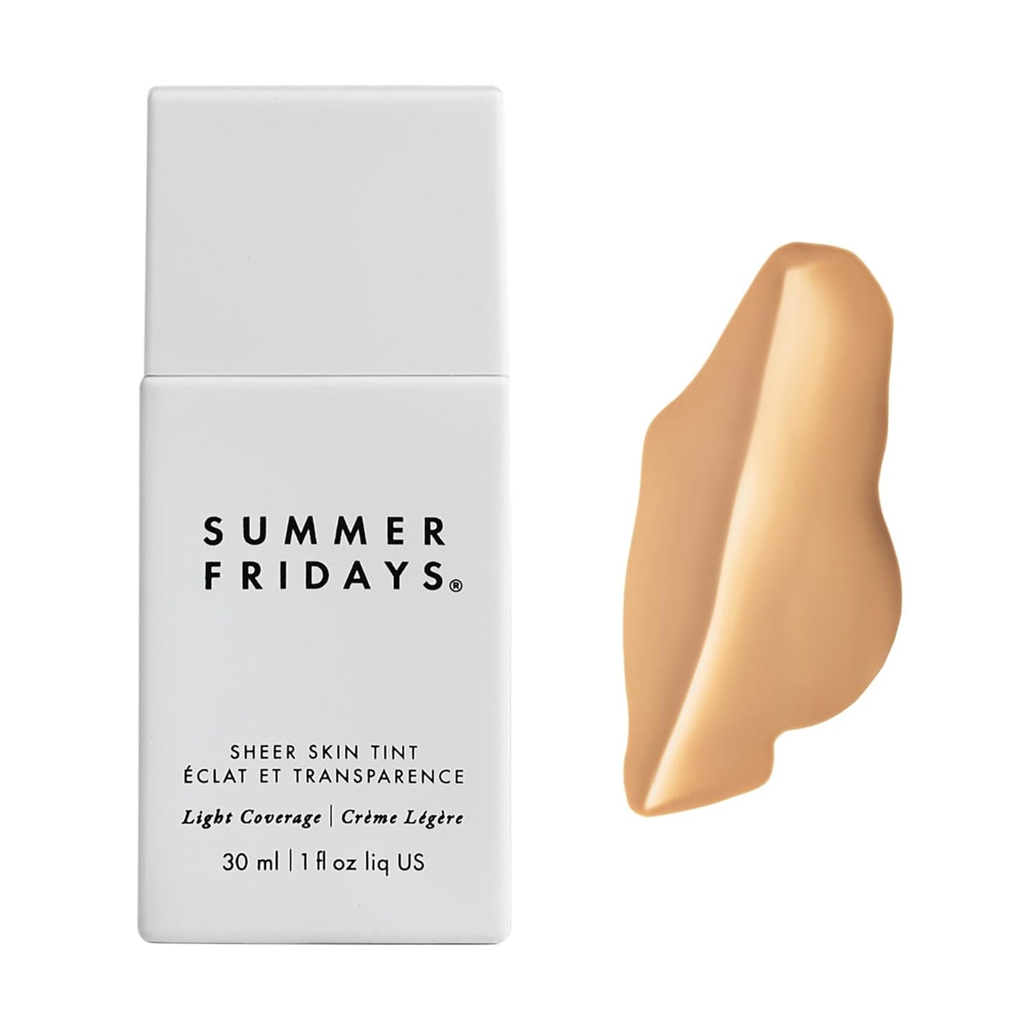 Sheer Skin Tint - Tinted Moisturizer with Hyaluronic Acid - Helps Diminish Uneven Skin Tone - Sheer to Light Coverage - Shade 5 - Medium with Warm Neutral Undertones (1 Fl Oz)