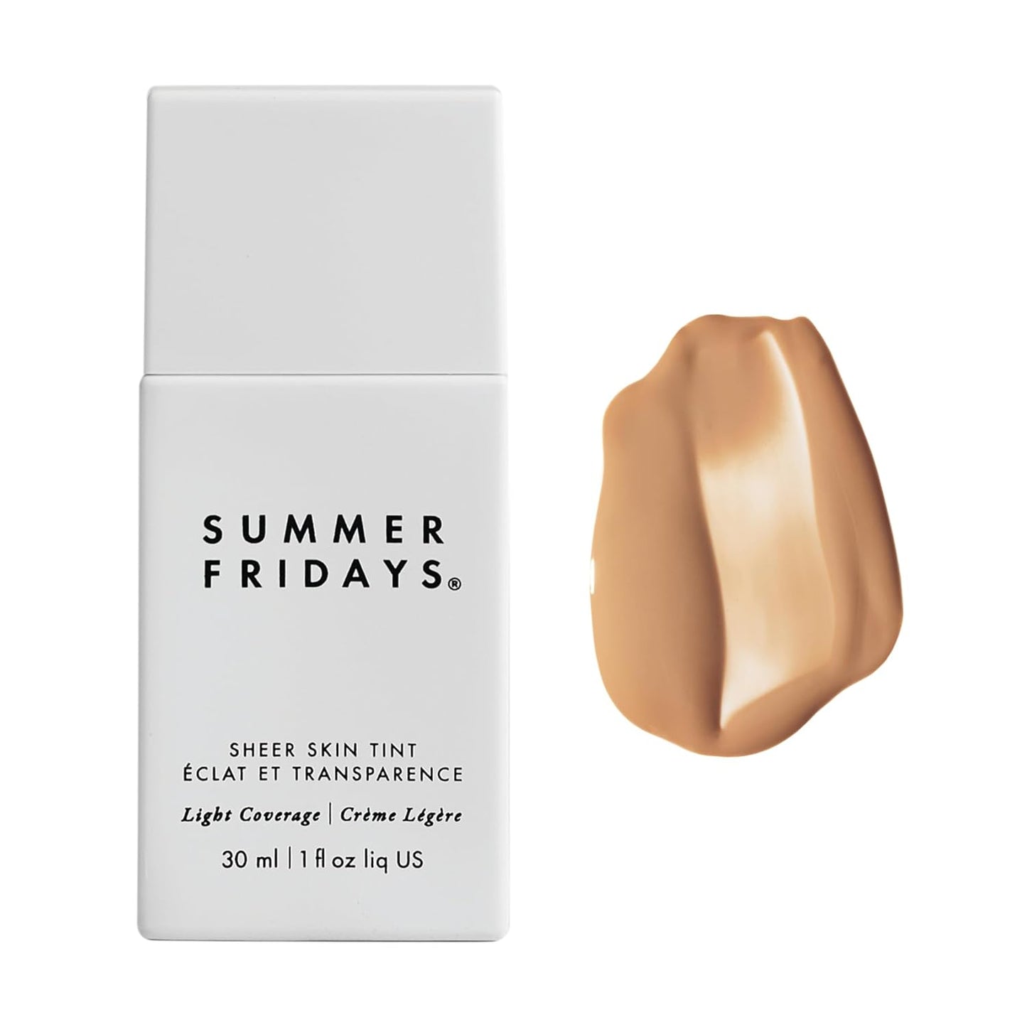 Sheer Skin Tint - Tinted Moisturizer with Hyaluronic Acid - Helps Diminish Uneven Skin Tone - Sheer to Light Coverage - Shade 5 - Medium with Warm Neutral Undertones (1 Fl Oz)