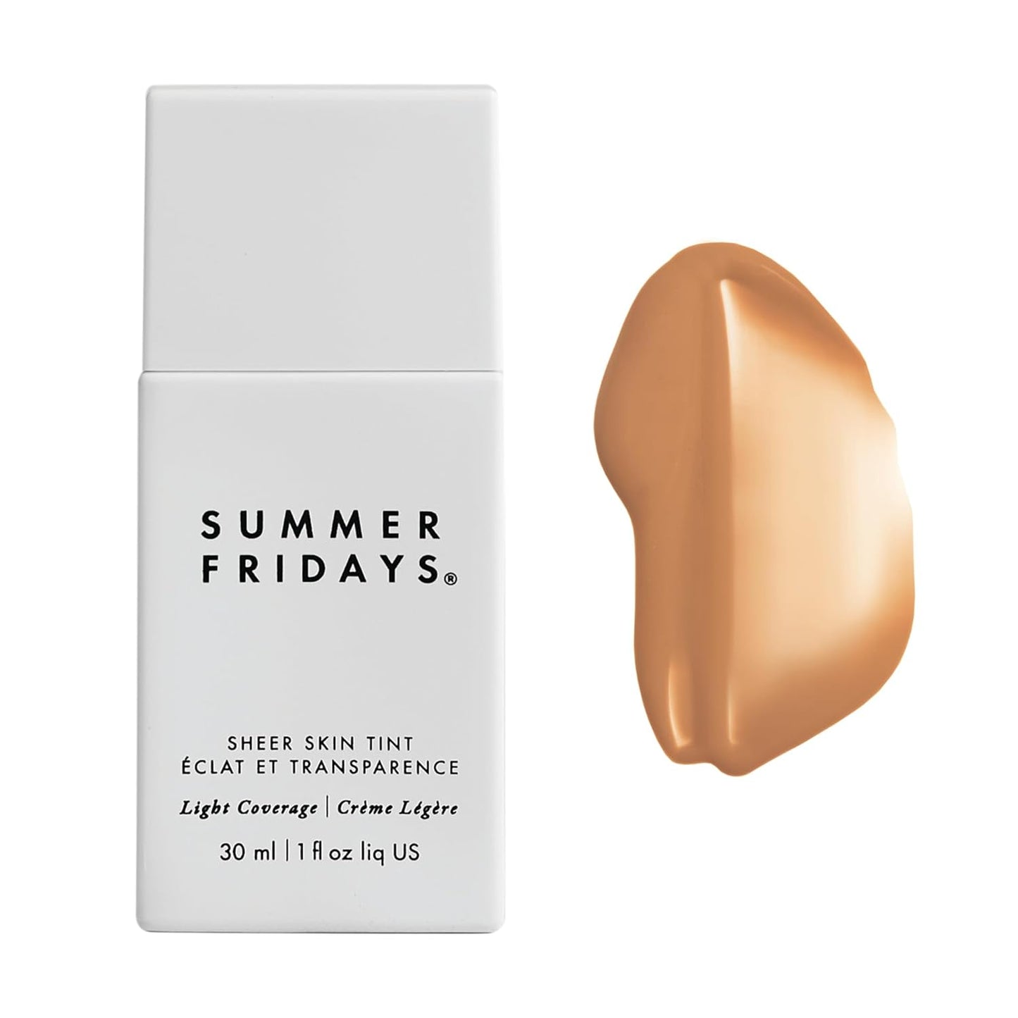 Sheer Skin Tint - Tinted Moisturizer with Hyaluronic Acid - Helps Diminish Uneven Skin Tone - Sheer to Light Coverage - Shade 5 - Medium with Warm Neutral Undertones (1 Fl Oz)