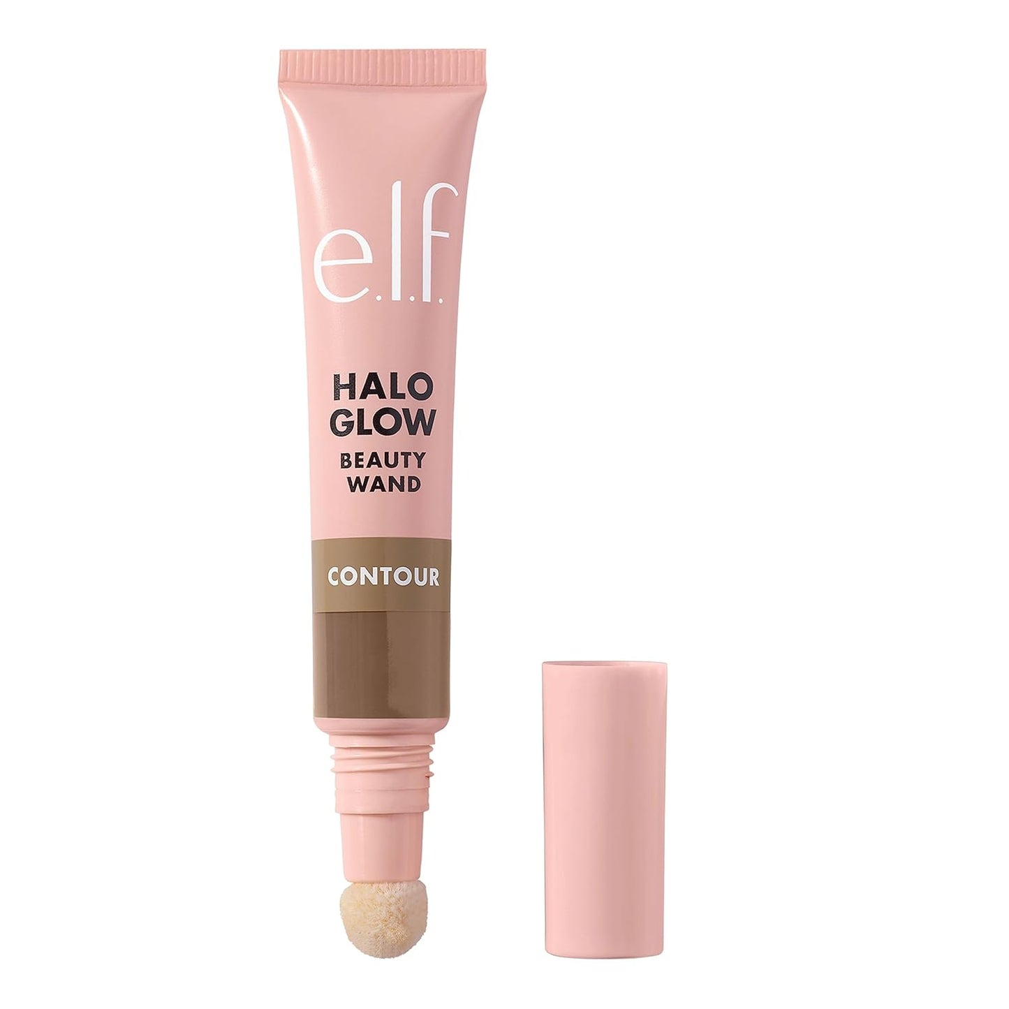 Halo Glow Contour Beauty Wand, Liquid Contour Wand for a Naturally Sculpted Look, Buildable Formula, Vegan & Cruelty-Free, Light/Medium