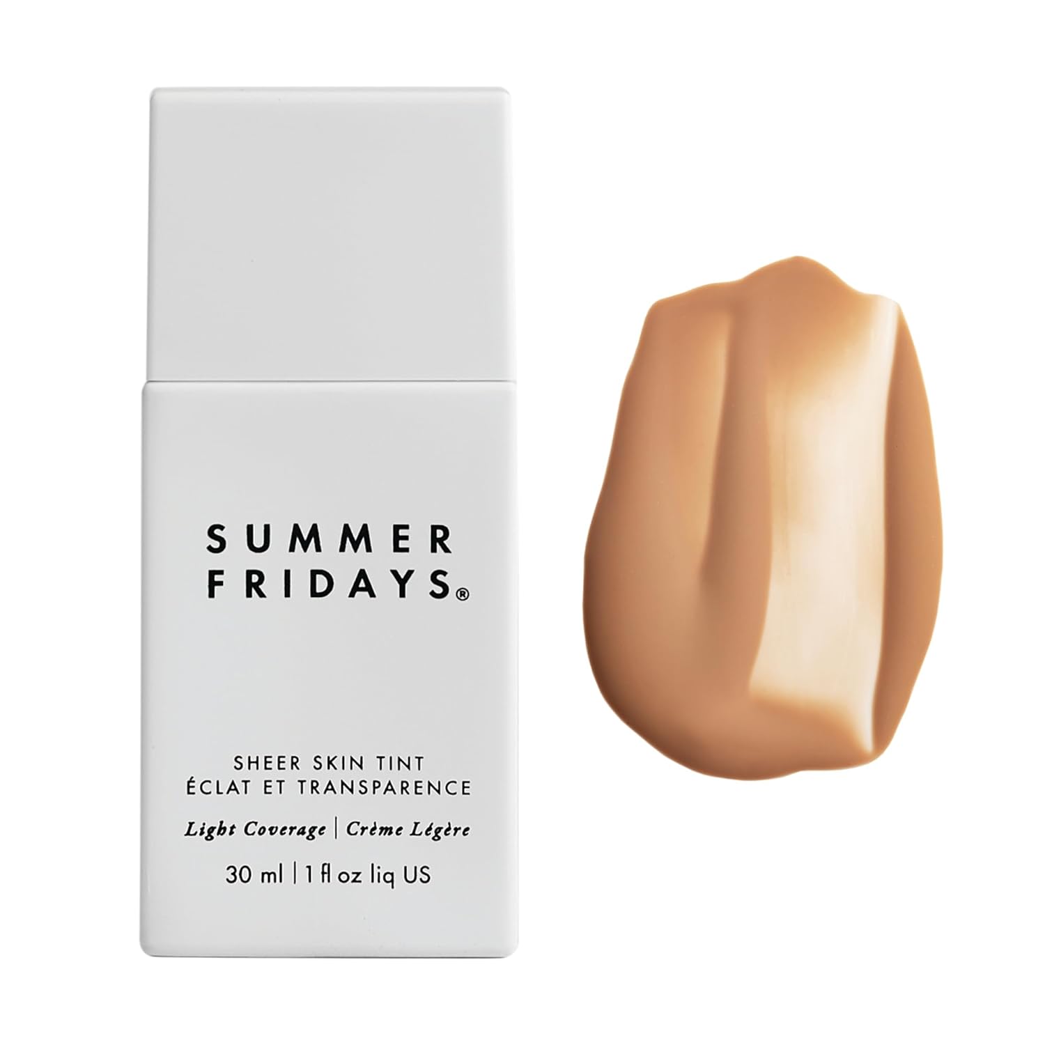 Sheer Skin Tint - Tinted Moisturizer with Hyaluronic Acid - Helps Diminish Uneven Skin Tone - Sheer to Light Coverage - Shade 5 - Medium with Warm Neutral Undertones (1 Fl Oz)