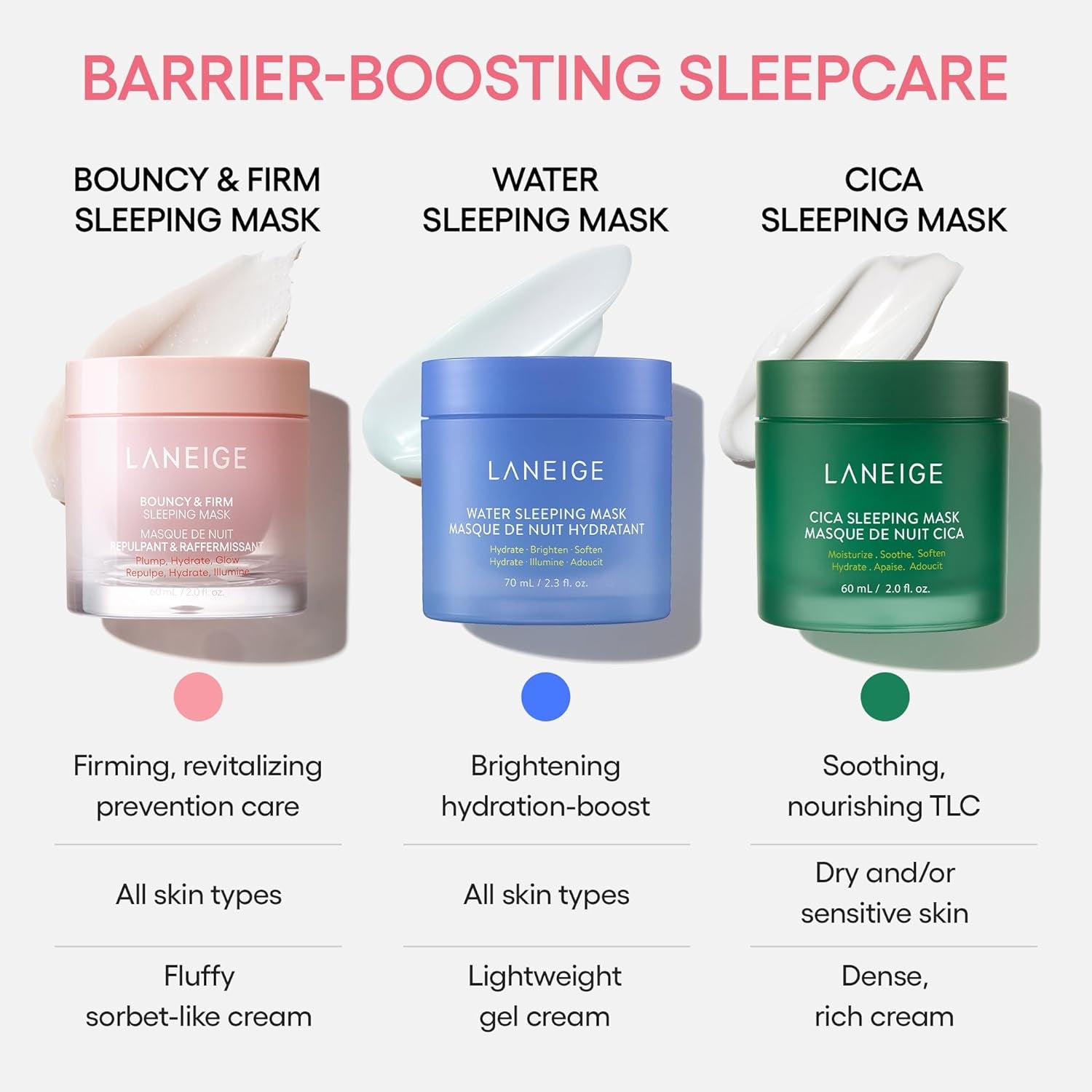 Water Sleeping Mask: Korean Overnight Mask, Squalane, Probiotic-Derived Complex, Hydrate, Barrier-Boosting, Visibly Smooth and Brighten