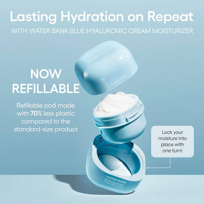 Water Bank Blue Hyaluronic Moisturizer: Barrier-Boosting Hydration, Squalane, Ceramide, Dermatologist-Tested