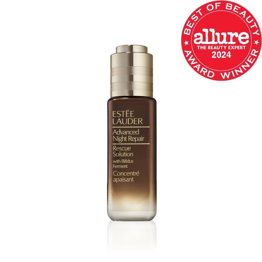 Advanced Night Repair Rescue Solution with 15% Bifidus Ferment to Reduce Visible Redness, 0.68 Fl Oz