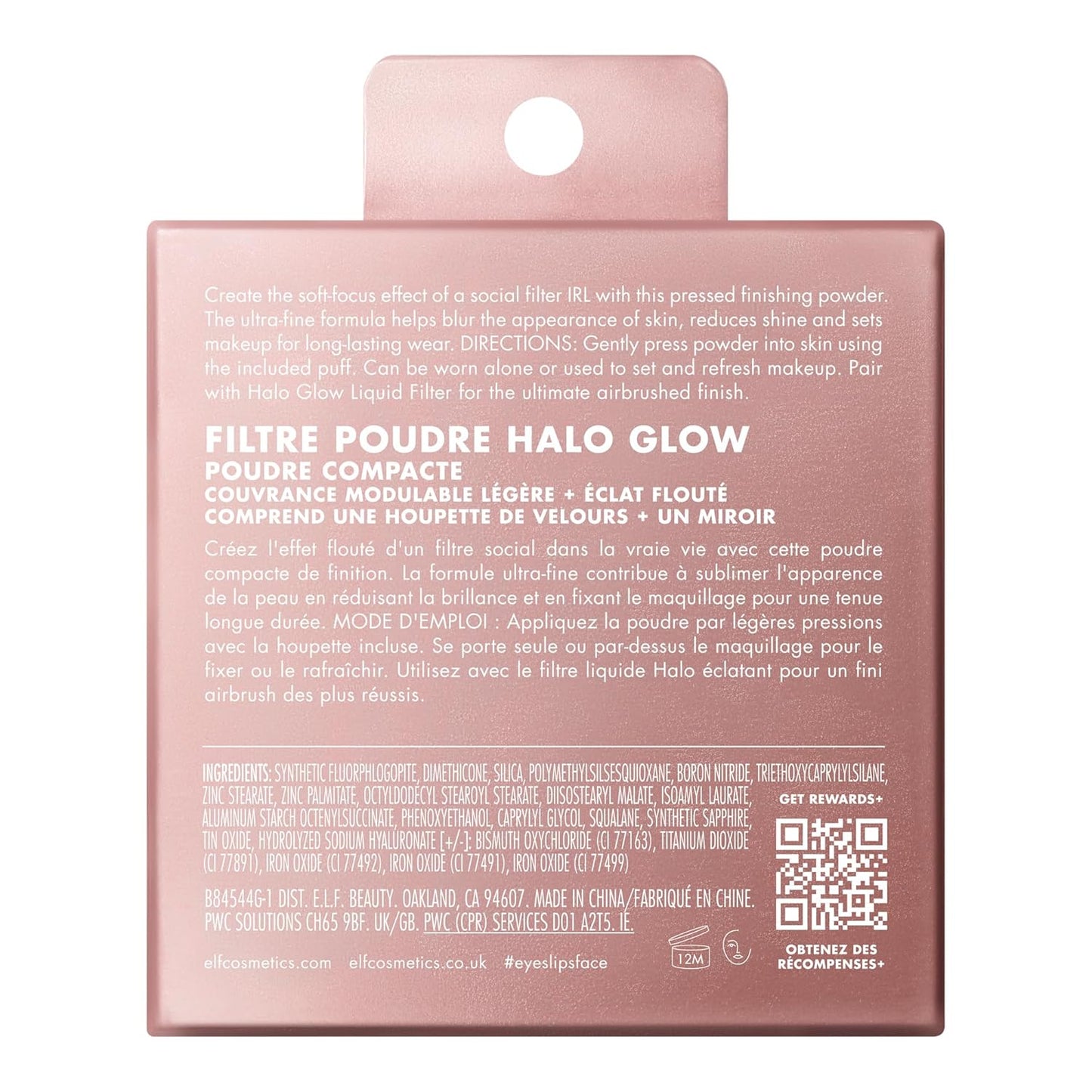 Halo Glow Powder Filter, Ultra-Fine Finishing Powder, Smooths the Look of Pores & Fine Lines, Creates a Soft-Focus Glow, Vegan & Cruelty-Free, Fair Warm