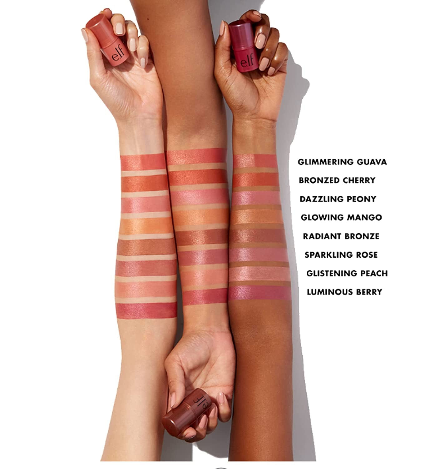 Monochromatic Multi Stick, Luxuriously Creamy & Blendable Color, for Eyes, Lips & Cheeks, Bronzed Cherry, 0.17 Oz (5G)