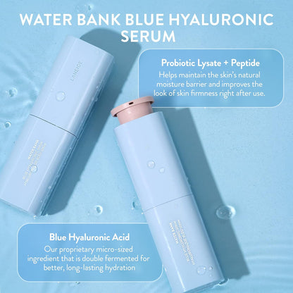 LANEIGE Water Bank Blue Hyaluronic Serum: Peptides, Green Tea Enzyme, Hydrate, Improve Skin Firmness