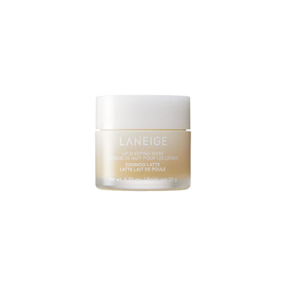 Lip Sleeping Mask Eggnog: Nourish, Hydrate, Vitamin C, Murumuru & Shea Butter, Antioxidants, Flaky, Dry Lips