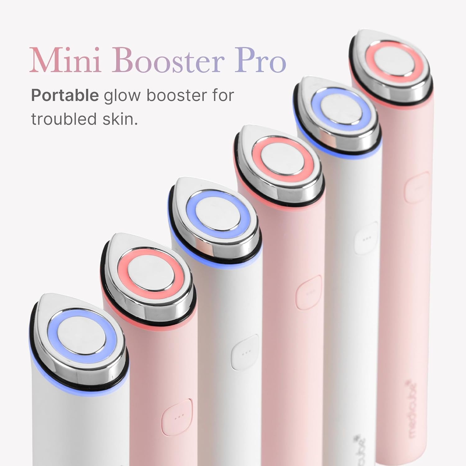 Booster Pro Mini Pink | Affordable At-Home Facial Skin Care Tool for Beginners - Portable Glow Booster for Glass Skin, Boosting Skin Care Absorption, Skin Care for Teens, Korean Skin Care